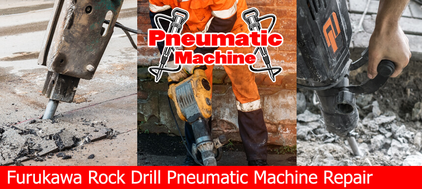 Furukawa pneumatic paving breaker rivet buster chipping hammer rock drills rock splitter repair