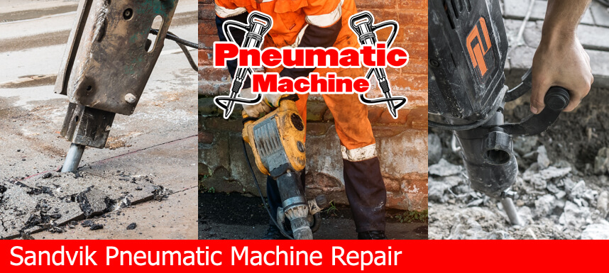 sandvik pneumatic paving breaker rivet buster chipping hammer rock drills rock splitter repair